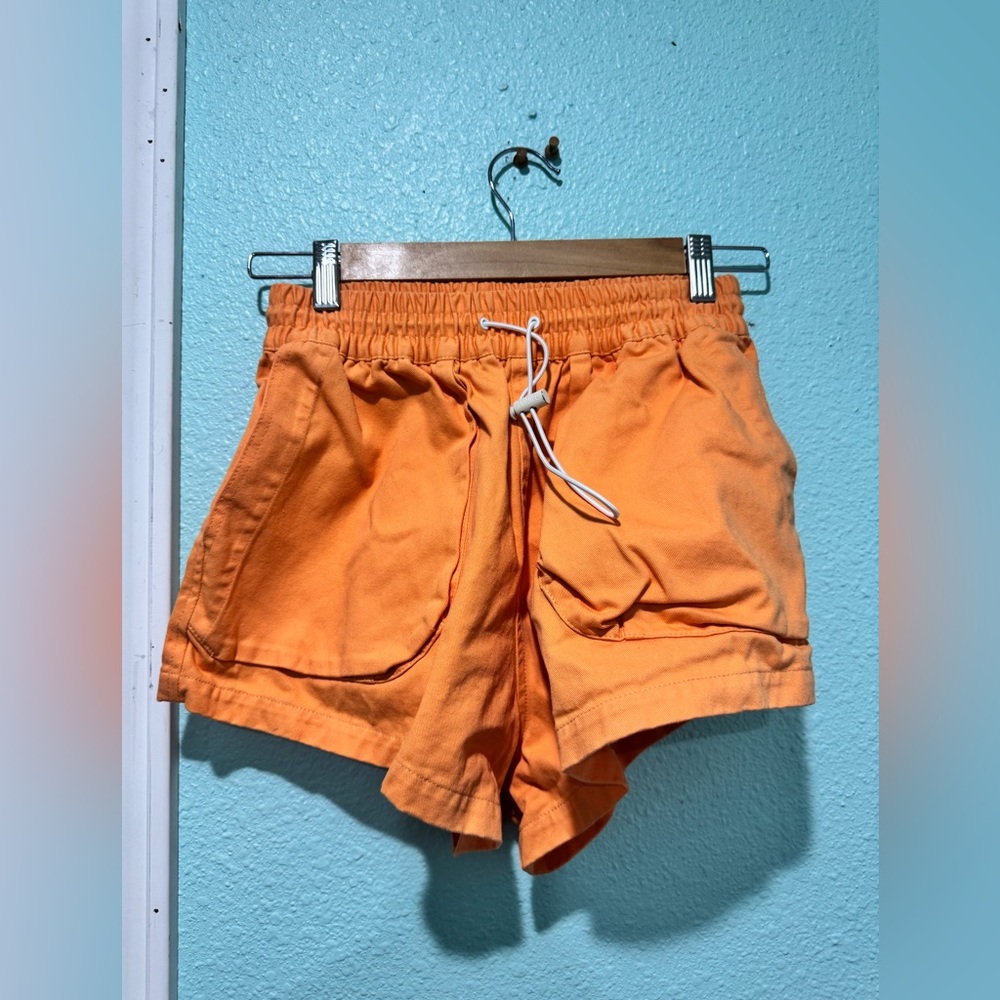 Triangle Swimwear Orange Shorts